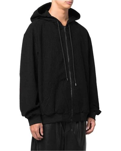 424 Strukturierte logo hoodie schwarz