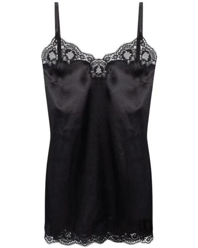 Dolce & Gabbana Satin camisole - Negro