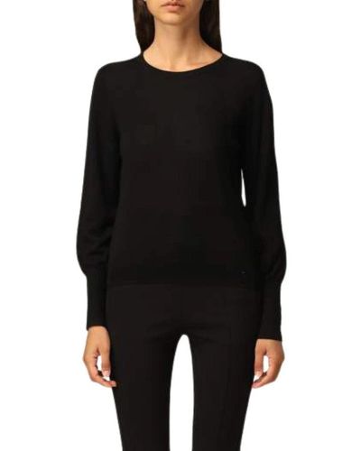 Armani Exchange Round-Neck Knitwear - Black