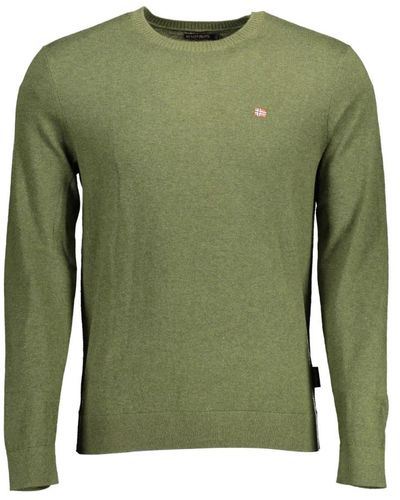 Napapijri Swearound-neck knitwear - Verde