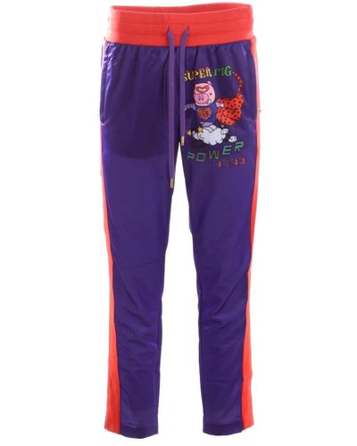 Dolce & Gabbana Sweatpants - Purple