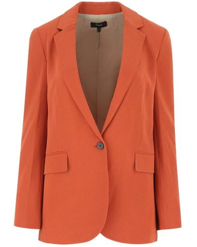 Theory Formal chaqueta de blazer - Naranja