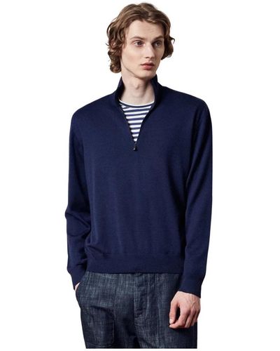 Massimo Alba Knitwear > cashmere knitwear - Bleu