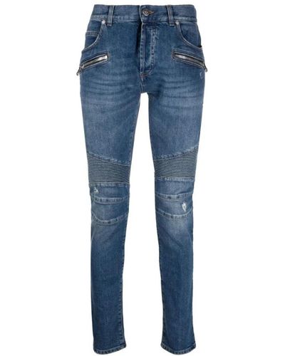 Balmain Slim-Fit Jeans - Blue