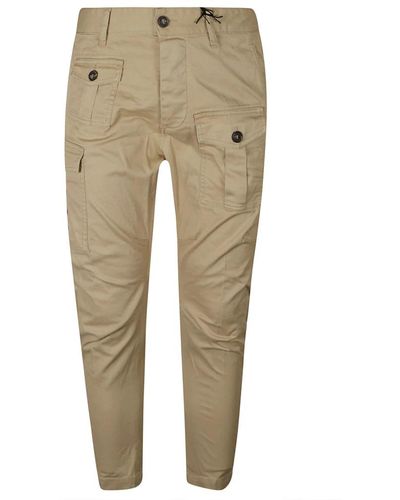 DSquared² Slim-Fit Trousers - Natural