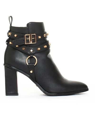 Fracomina Heeled Boots - Black
