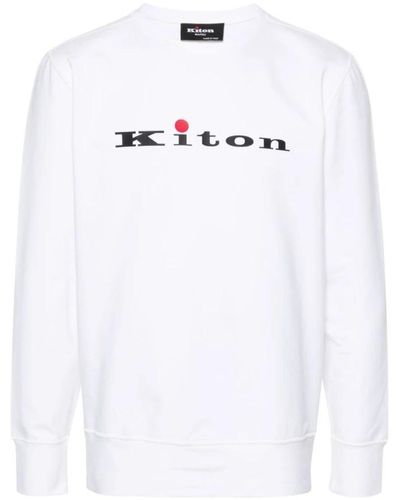 Kiton Sweatshirts - White