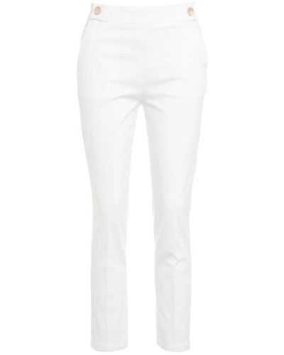 Liu Jo Slim-Fit Trousers - White