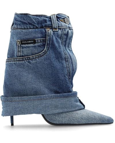 Dolce & Gabbana Heeled Boots - Blue