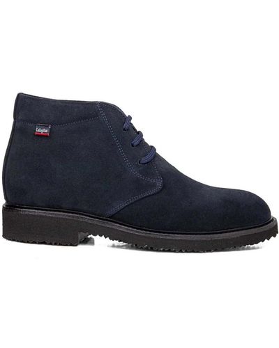 Callaghan Lace-Up Boots - Blue