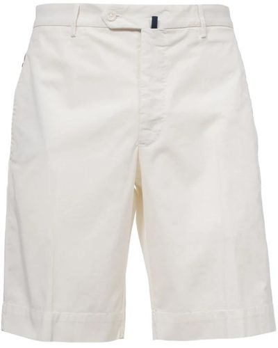 Incotex Shorts chino - Blanc