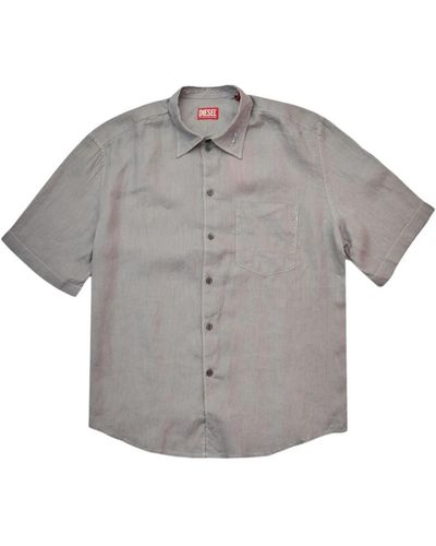 DIESEL Short sleeve shirts - Grau