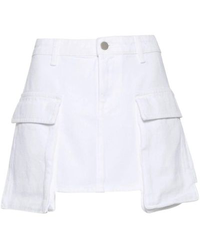 3x1 Short Skirts - White