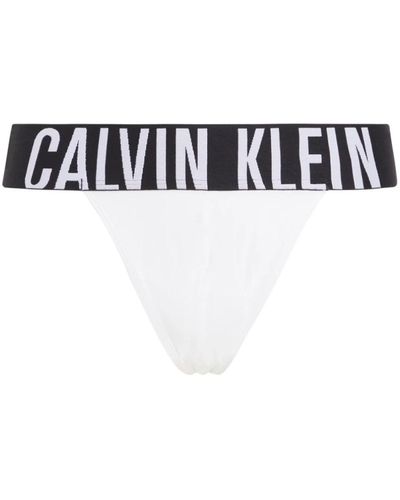 Calvin Klein Spitzen tanga unterwäsche - Weiß