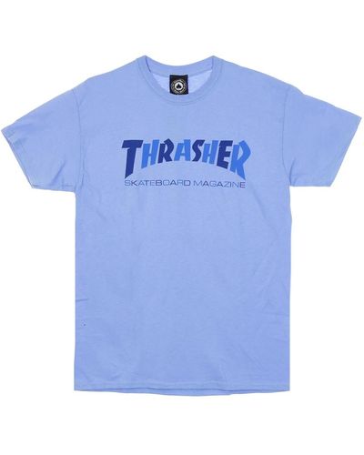 Thrasher Checkers t-shirt - Blau