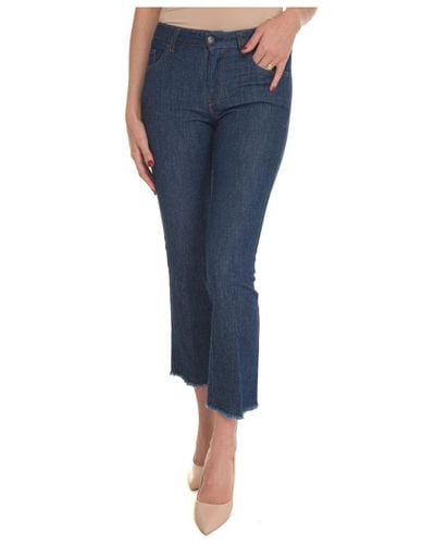 Fay Cropped Jeans - Blue