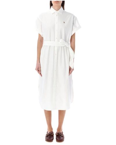 Ralph Lauren Shirt Dresses - White