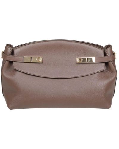Ferragamo Shoulder Bags - Brown
