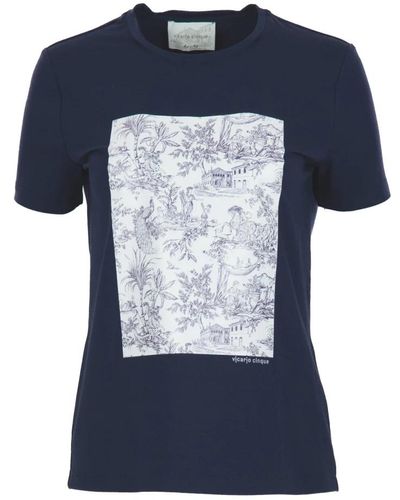 Vicario Cinque Tops > t-shirts - Bleu