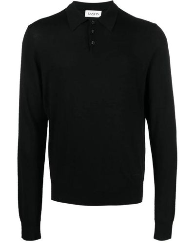 Lanvin Tops > polo shirts - Noir