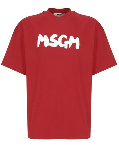 MSGM T-shirts - Rouge