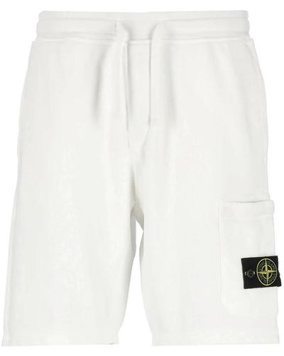 Stone Island Casual Shorts - White