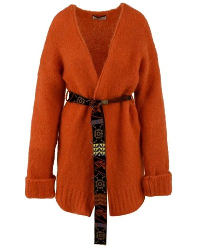 Akep Knitwear > cardigans - Orange