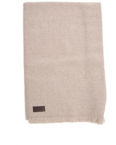 Canali Winter Scarves - Natural