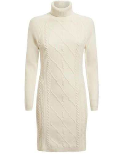 Guess Knitted Dresses - Natural