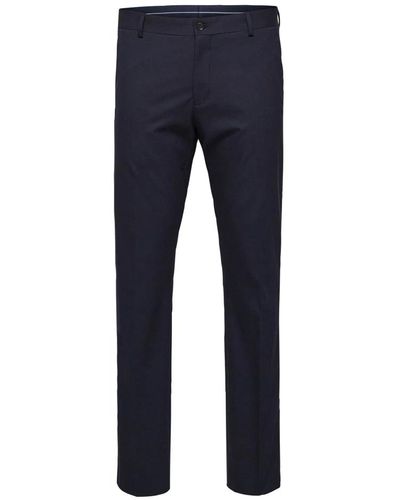 SELECTED Cropped trousers - Blau