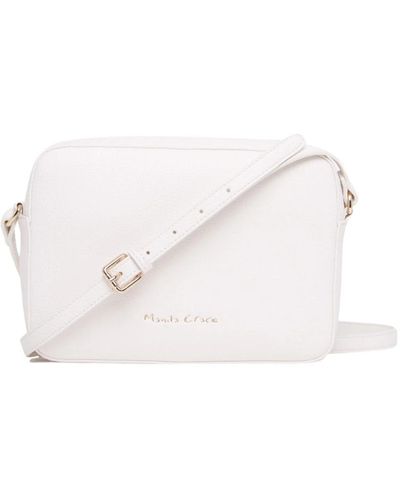 Manila Grace Stilvolle crossbody tasche ila grace - Weiß