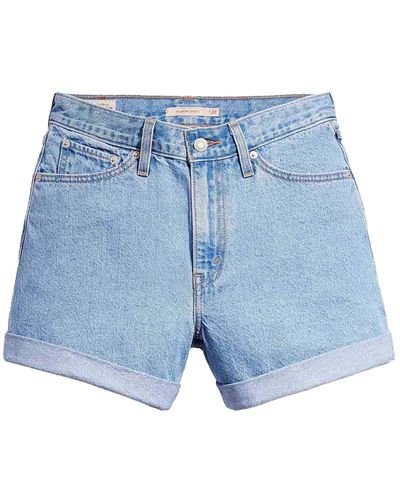 Levi's Vintage mom shorts in blau levi's