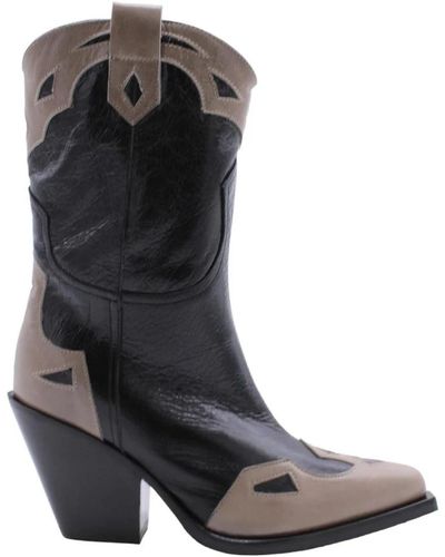 Laura Bellariva Shoes > boots > cowboy boots - Gris