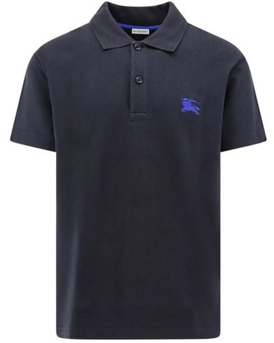 Burberry Polo Shirts - Blue
