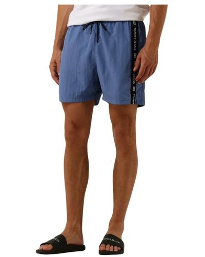 Tommy Hilfiger Badehose sf medium kordelzug,casual shorts - Blau