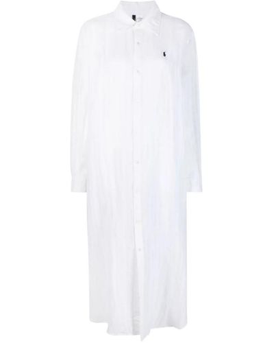 Ralph Lauren Camisa clásica de algodón blanco