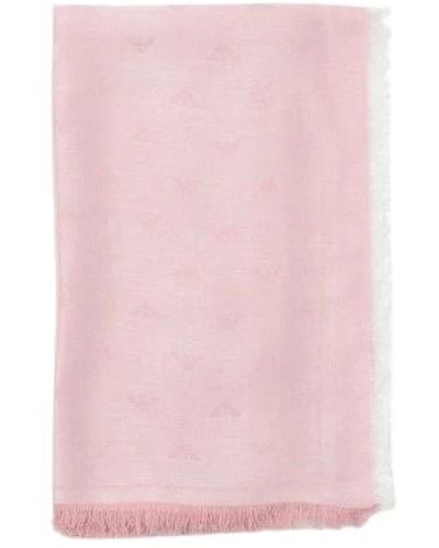 Emporio Armani Winter Scarves - Pink