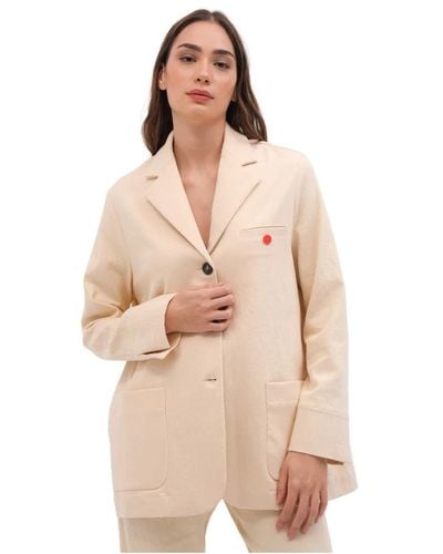 Phisique Du Role Lana cotone giacca con tasche - Neutro
