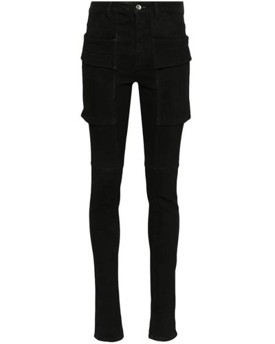 Rick Owens Skinny Jeans - Black