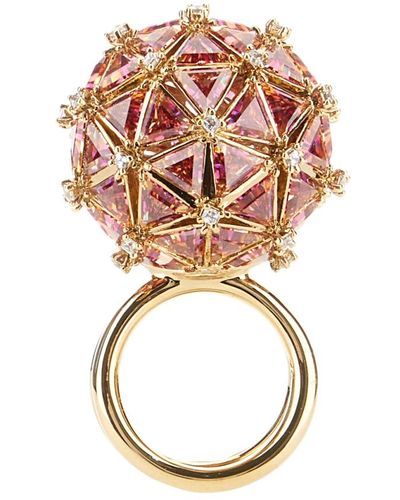 Swarovski Elegante ringe kollektion - Pink