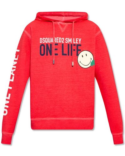 DSquared² Hoodies - Red