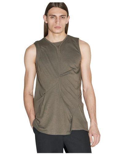 Kiko Kostadinov Tops > sleeveless tops - Gris