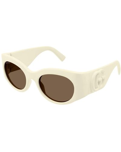 Gucci Stilvolle oversized ovale sonnenbrille,stylische sonnenbrille gg1544s - Natur