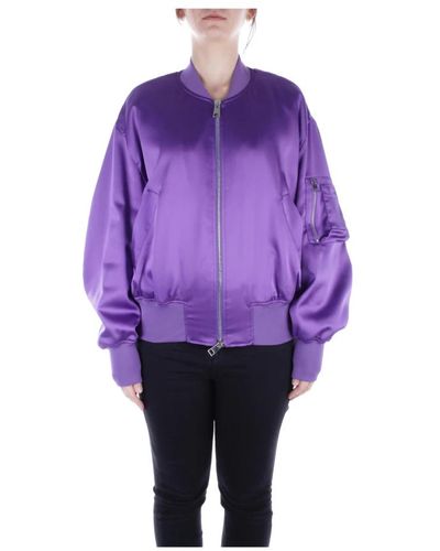 Dondup Jackets > bomber jackets - Violet