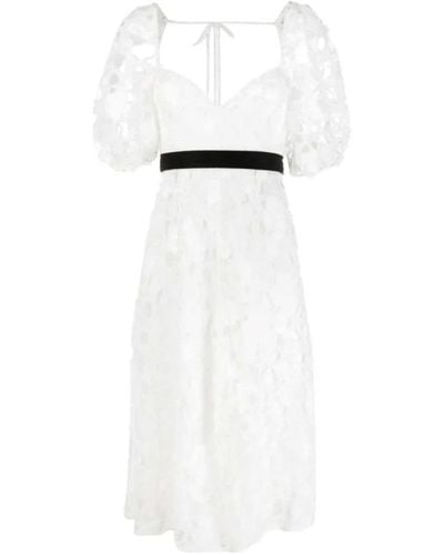 For Love & Lemons Midi Dresses - White