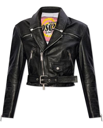DSquared² Jackets > leather jackets - Noir