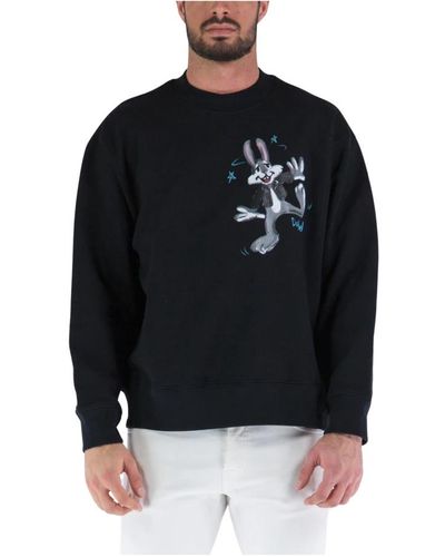DOMREBEL Dizzy crewneck sweatshirt - Nero