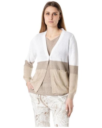 Le Tricot Perugia Knitwear > cardigans - Neutre