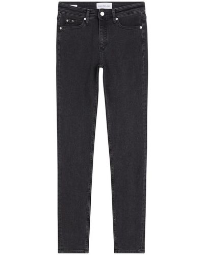 Calvin Klein Schwarze skinny jeans für frauen - Blau