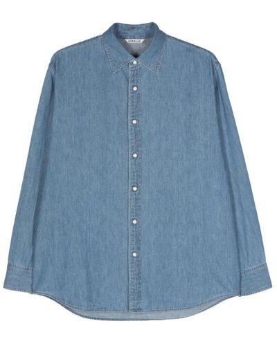 AURALEE Shirt - Blu